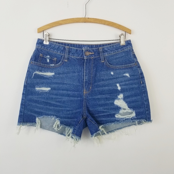 a.n.a Pants - High Rise Distressed CutOff Shorts Size 10